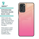 Pastel Pink Gradient Glass Case For Redmi Note 10S