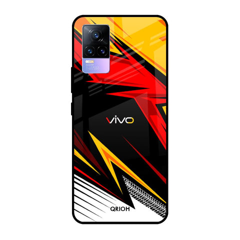 Race Jersey Pattern Vivo Y73 Glass Cases & Covers Online
