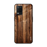 Timber Printed Realme 8 5G Glass Back Cover Online