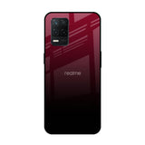 Wine Red Realme 8 5G Glass Back Cover Online