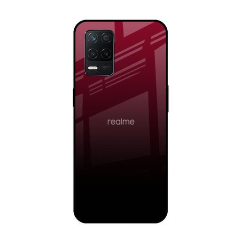 Wine Red Realme 8 5G Glass Back Cover Online