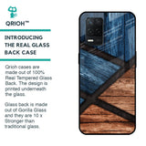 Wooden Tiles Glass Case for Realme 8 5G