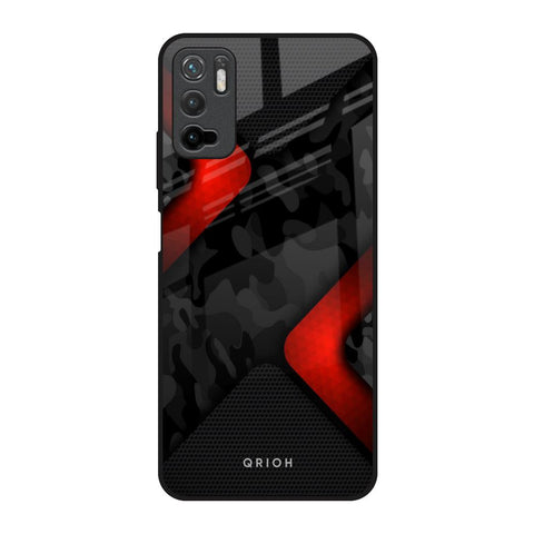 Modern Camo Abstract Poco M3 Pro Glass Back Cover Online