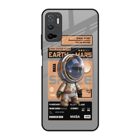 Space Ticket Poco M3 Pro Glass Back Cover Online