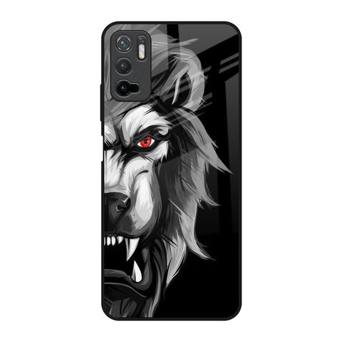 Wild Lion Poco M3 Pro Glass Back Cover Online