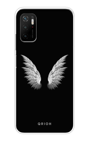 White Angel Wings Poco M3 Pro Back Cover