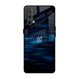 Blue Rough Abstract OnePlus Nord CE Glass Back Cover Online