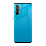 Blue Aqua OnePlus Nord CE Glass Back Cover Online