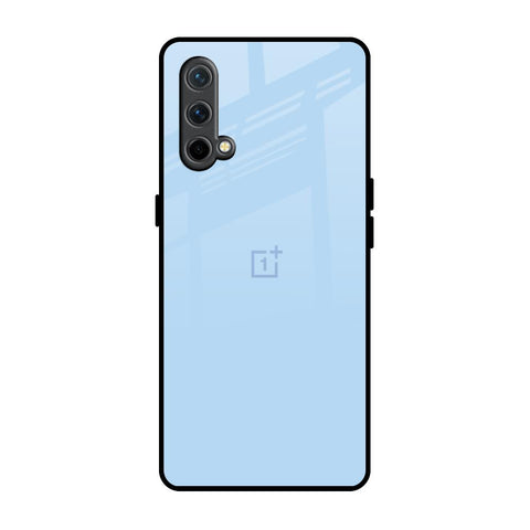 Pastel Sky Blue OnePlus Nord CE Glass Back Cover Online