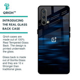 Blue Rough Abstract Glass Case for OnePlus Nord CE