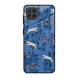 Blue Cheetah Samsung Galaxy M32 Glass Back Cover Online