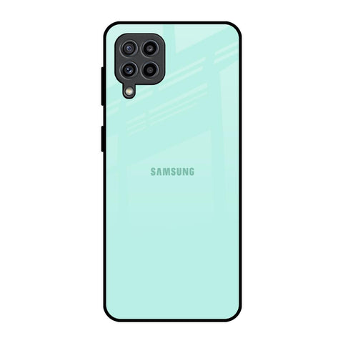 Teal Samsung Galaxy M32 Glass Back Cover Online