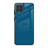 Cobalt Blue Samsung Galaxy M32 Glass Back Cover Online