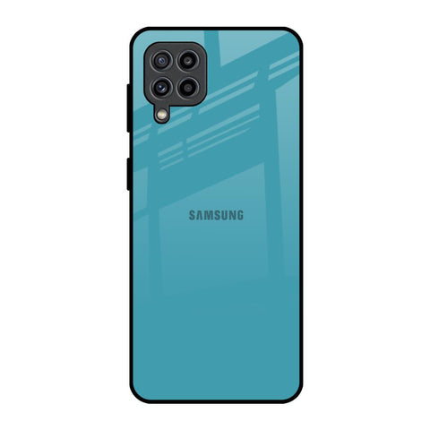 Oceanic Turquiose Samsung Galaxy M32 Glass Back Cover Online