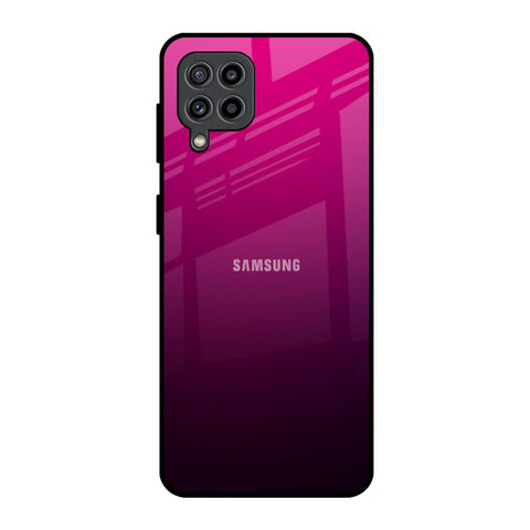 Purple Ombre Pattern Samsung Galaxy M32 Glass Back Cover Online