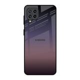 Grey Ombre Samsung Galaxy M32 Glass Back Cover Online