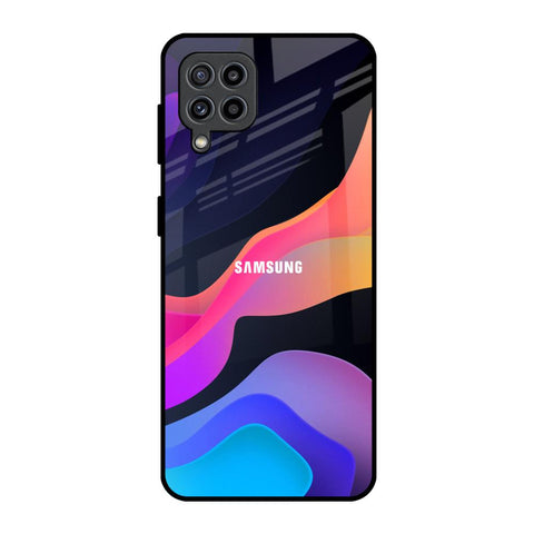 Colorful Fluid Samsung Galaxy M32 Glass Back Cover Online