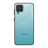 Arctic Blue Samsung Galaxy M32 Glass Back Cover Online
