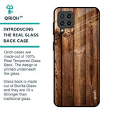 Timber Printed Glass Case for Samsung Galaxy M32