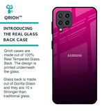 Purple Ombre Pattern Glass Case for Samsung Galaxy M32