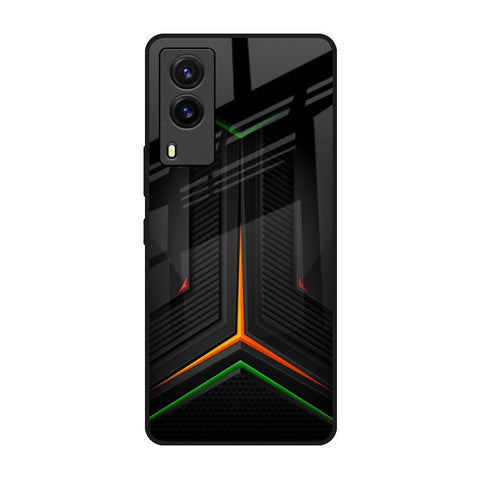 Modern Ultra Chevron Vivo V21e Glass Back Cover Online