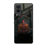 Lord Hanuman Animated Vivo V21e Glass Back Cover Online