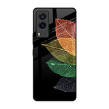 Colorful Leaves Vivo V21e Glass Back Cover Online