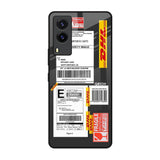 Cool Barcode Label Vivo V21e Glass Back Cover Online