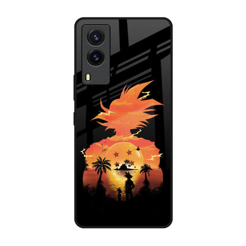 Japanese Paradise Vivo V21e Glass Back Cover Online