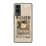 Luffy Wanted Vivo V21e Glass Back Cover Online