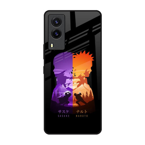 Minimalist Anime Vivo V21e Glass Back Cover Online