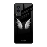 White Angel Wings Vivo V21e Glass Back Cover Online