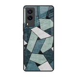 Abstact Tiles Vivo V21e Glass Back Cover Online