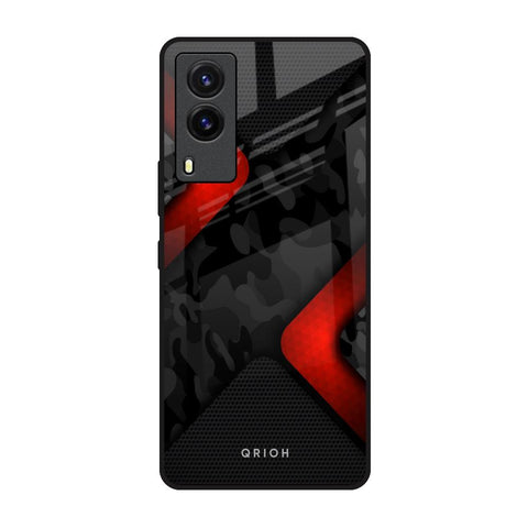 Modern Camo Abstract Vivo V21e Glass Back Cover Online