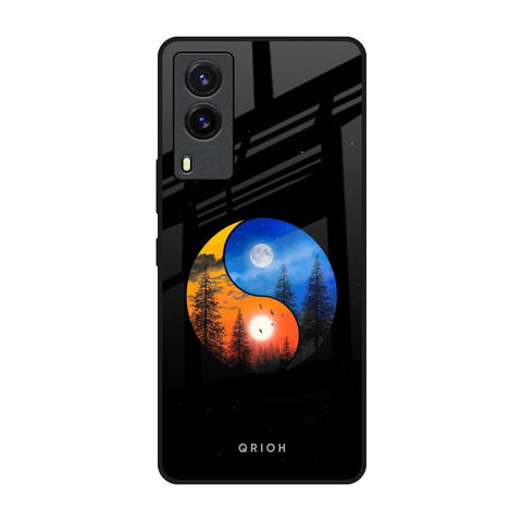 Yin Yang Balance Vivo V21e Glass Back Cover Online