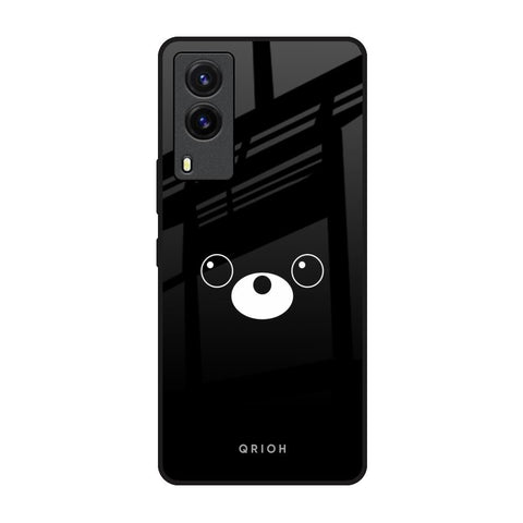 Cute Bear Vivo V21e Glass Back Cover Online