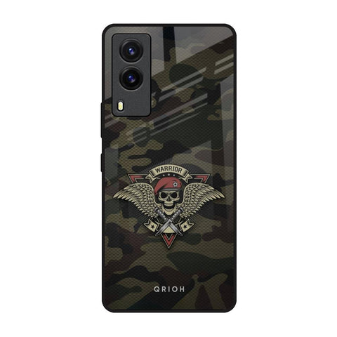 Army Warrior Vivo V21e Glass Back Cover Online