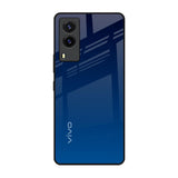 Very Blue Vivo V21e Glass Back Cover Online