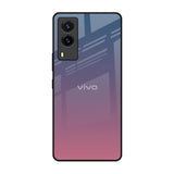 Pastel Gradient Vivo V21e Glass Back Cover Online