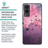 Space Doodles Glass Case for Vivo V21e