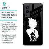 Monochrome Goku Glass Case for Vivo V21e