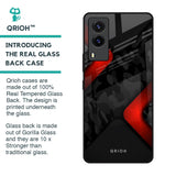 Modern Camo Abstract Glass Case for Vivo V21e