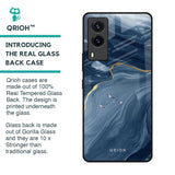 Deep Ocean Marble Glass Case for Vivo V21e