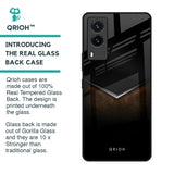 Dark Walnut Glass Case for Vivo V21e