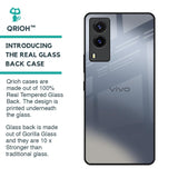 Space Grey Gradient Glass Case for Vivo V21e