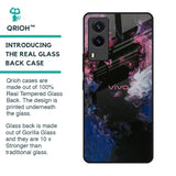 Smudge Brush Glass case for Vivo V21e