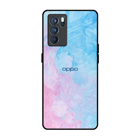 Mixed Watercolor Oppo Reno6 Glass Back Cover Online