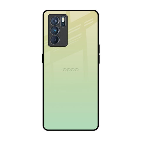 Mint Green Gradient Oppo Reno6 Glass Back Cover Online