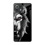 Wild Lion Mi 11 Lite Glass Back Cover Online