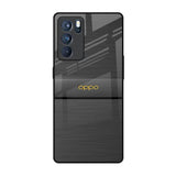 Grey Metallic Glass Oppo Reno6 Pro Glass Back Cover Online